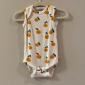 Spearmint Love Oranges Tank Onesie